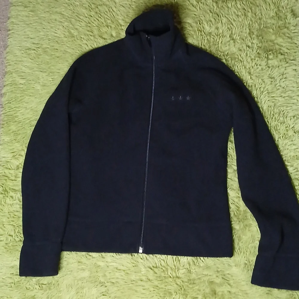 Divided‎ by H&M womens fleece zip-up Mock Neck jacket